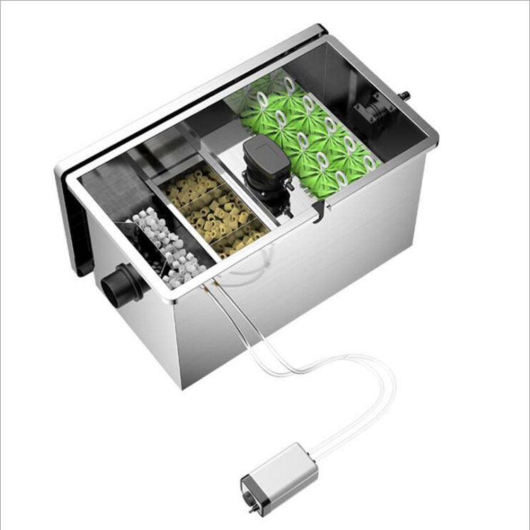 Grid tank CNF series stainless steel fish tank filter biochemical filtration pond circulation filtration equipment Item Picture