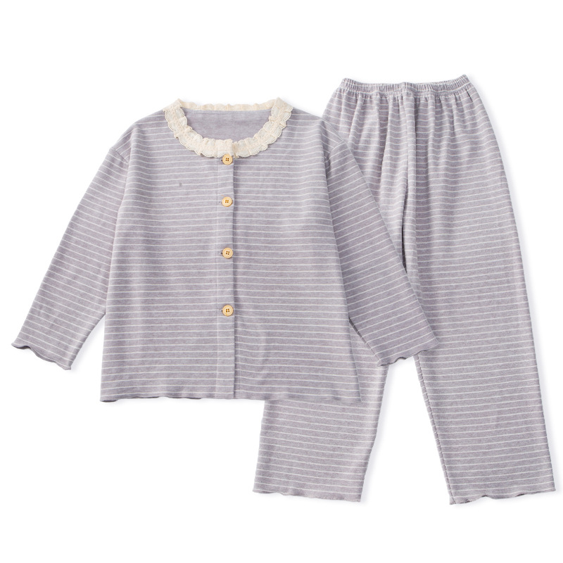 儿童睡衣/睡衣男宽松休闲/保暖裤男女宽松居家/保暖裤男女高腰居家/秋衣儿童内衣白底实物图