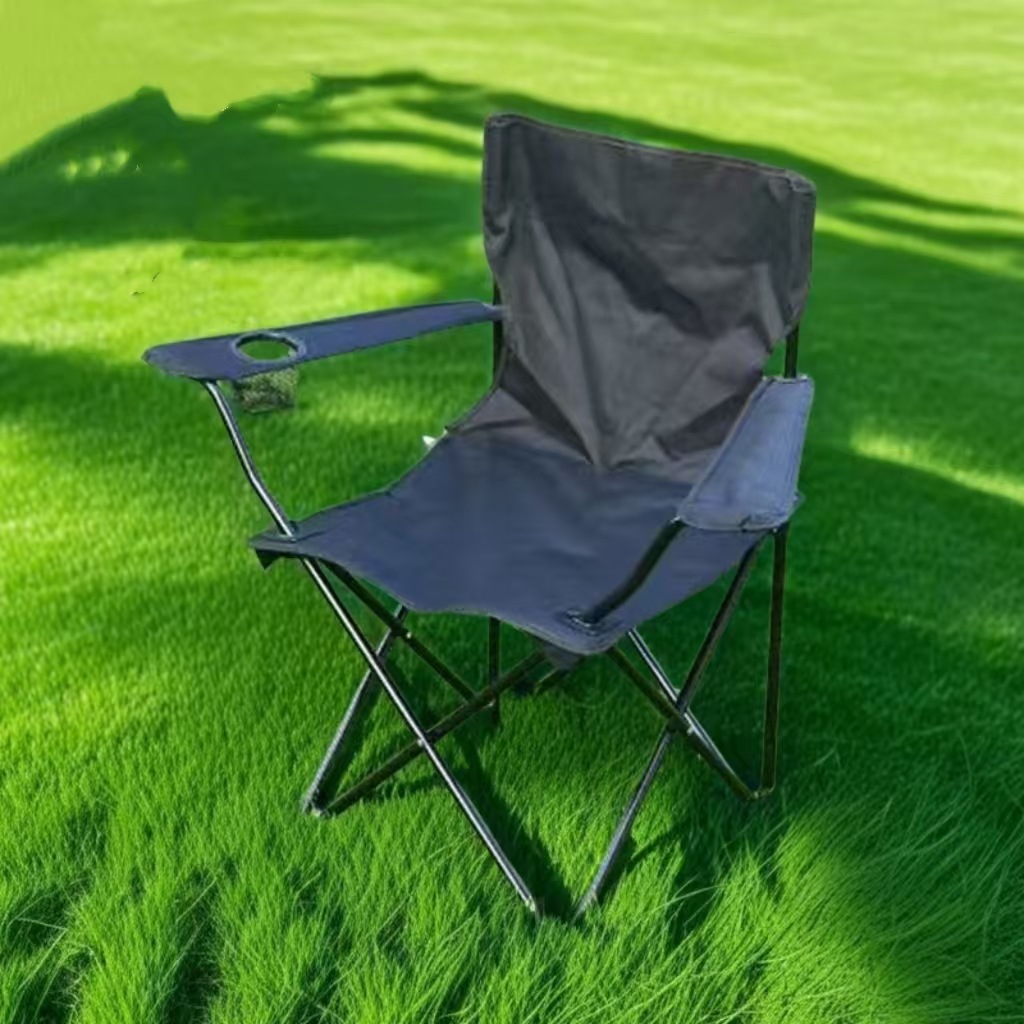 跨境扶手椅便携式露营沙滩钓鱼凳美术写生导演椅子超轻靠背折叠椅详情图4