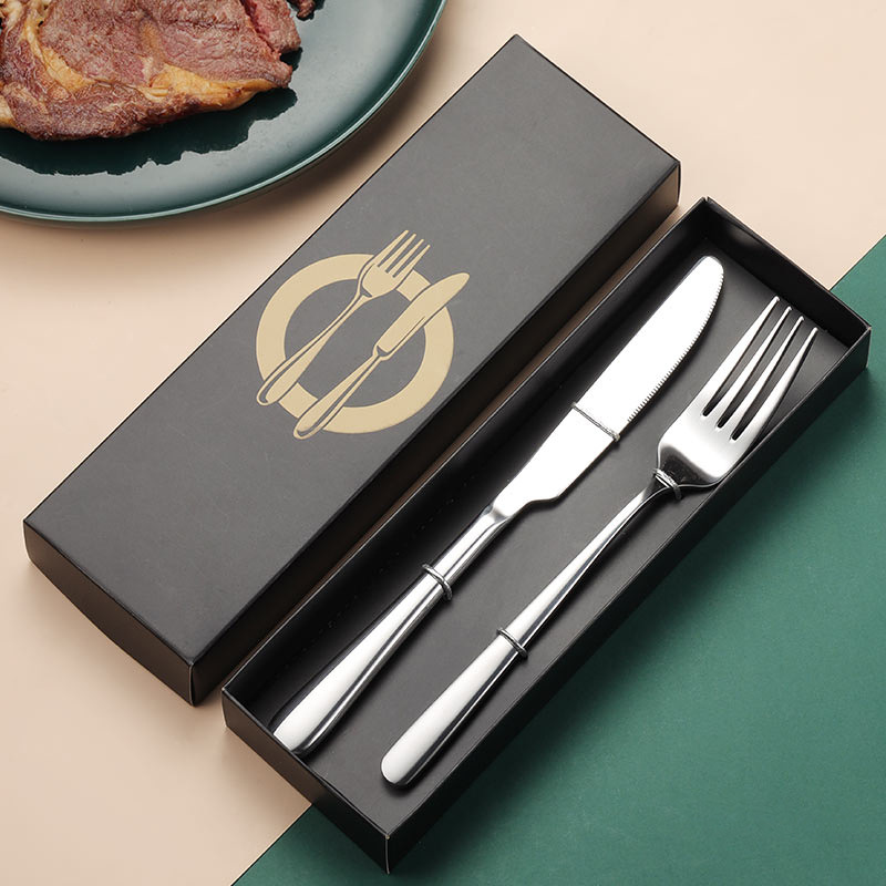 西餐餐具牛排刀套装餐叉餐刀组合一套家用叉子不锈钢刀叉礼盒装