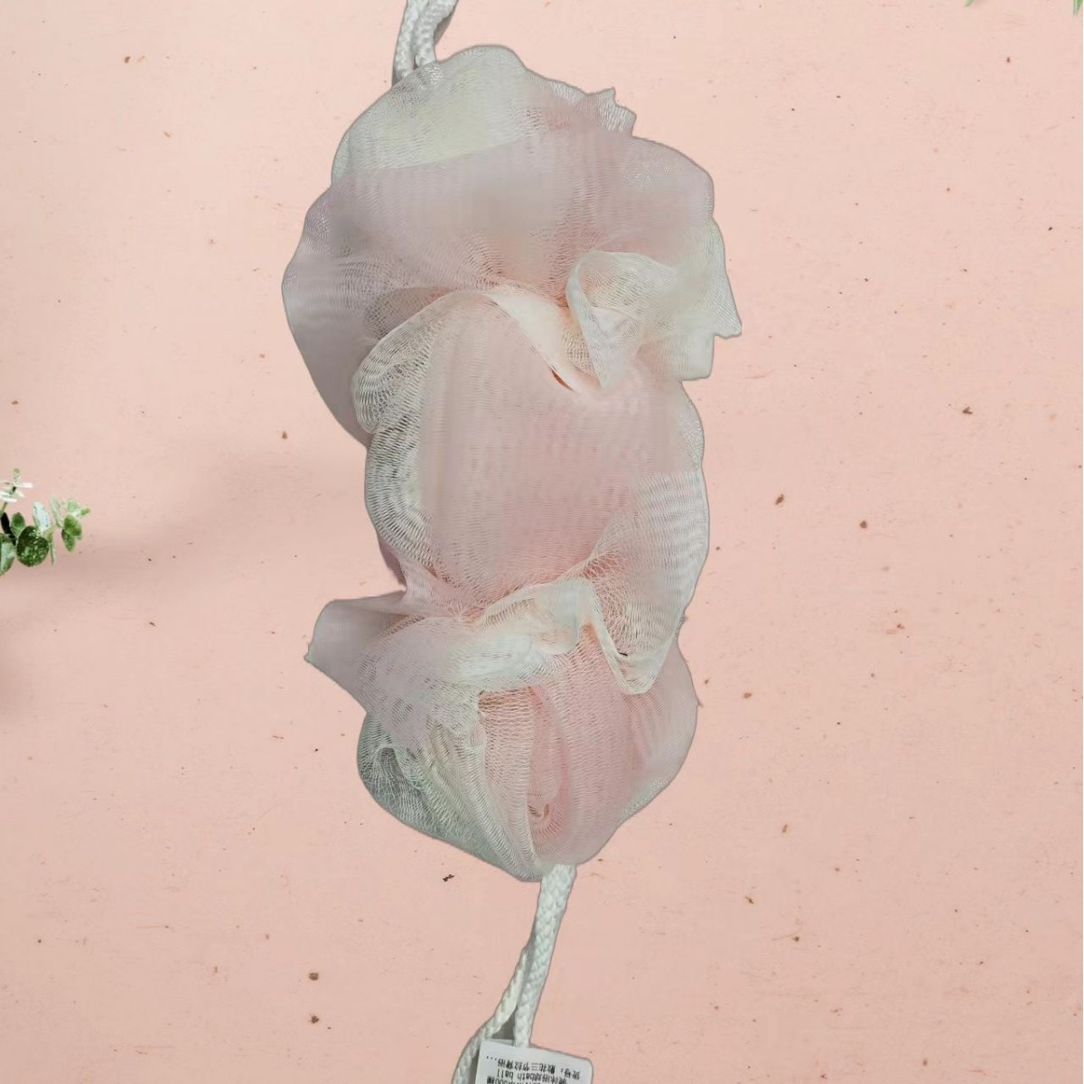 Color-blocking twisted bath bars, European hand-woven bath bars, Korean bath bars, soft and fine sand silk bath balls details Picture