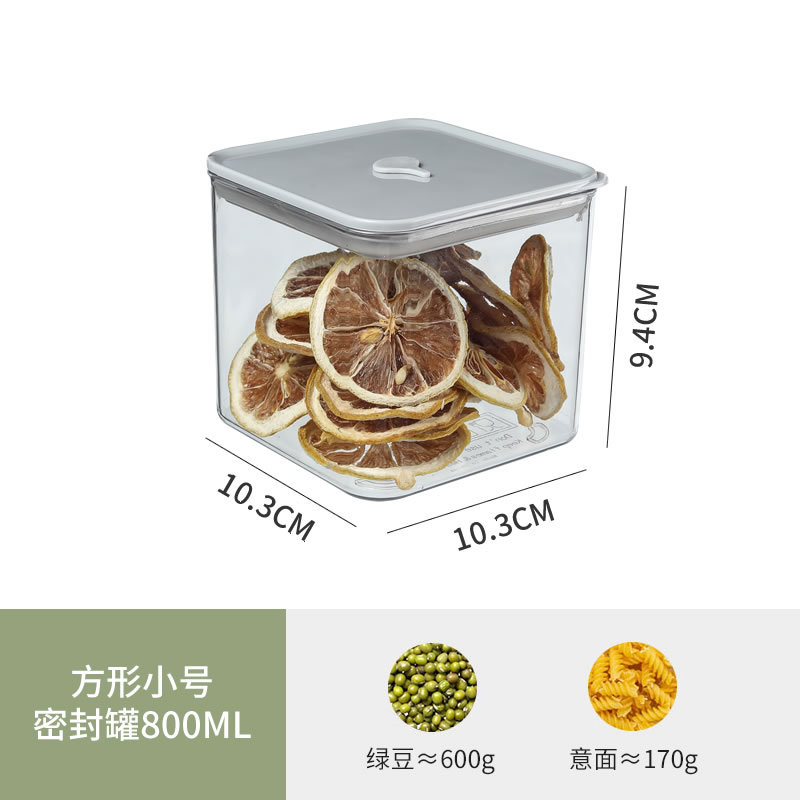Manufacturers Customized Sealed Cans Of Cereals And Grains Household Kitchen Food Grade Transparent Dry Goods Plastic Storage Tank Application Scenario