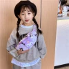 Stylish and cute children's crossbody bag, adorable princess mini waist bag, cartoon doll accessories, single-shoulder chest bag for boys and girls Specification image