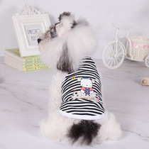 Pet Clothing Cute cartoon cotton camo dog vest Summer Thin Cool cat clothing Pet clothing