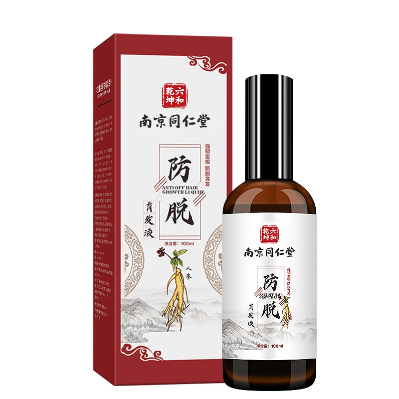 Nanjing Tongrentang anti-dewatering hair liquid hair care hair solid hair dense hair oil control herbs Polygonum multiflorum ginger Item Picture