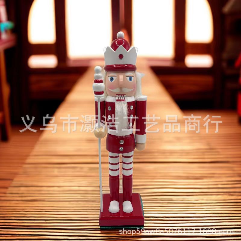 Source Manufacturers Supply Christmas Walnut Man American Honor Guard Nutcracker Puppet Soldier Arts And Crafts details Picture