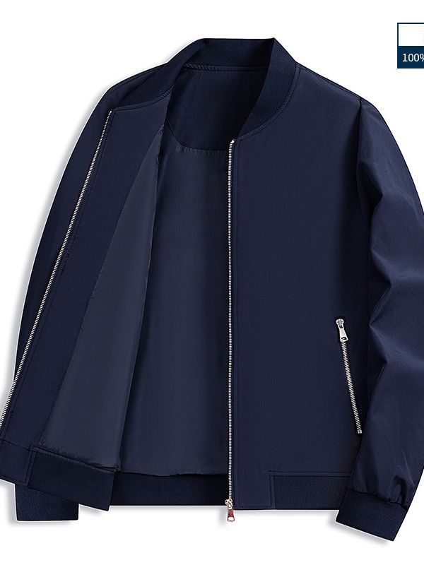 Wholesale of trendy men's long-sleeved loose jackets, outerwear and baseball collars for young men in the autumn of 2023 Item Picture