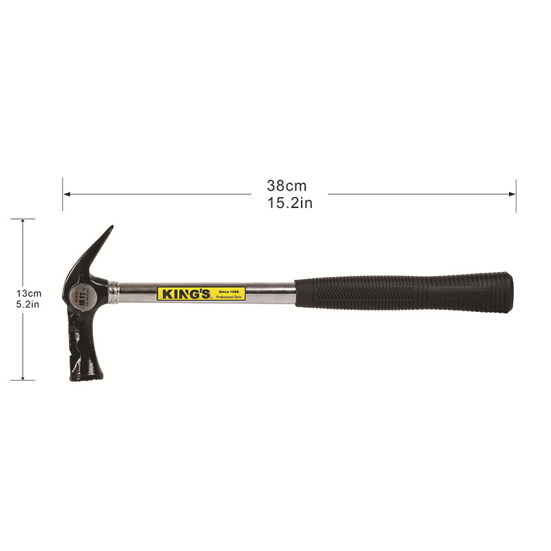Custom High Carbon Steel Plastic-Covered Handle Horizontal Hammer Can Be Customized Multi-Function Hammer Household Hammer Hardware Tools Hammer Hammer Item Picture