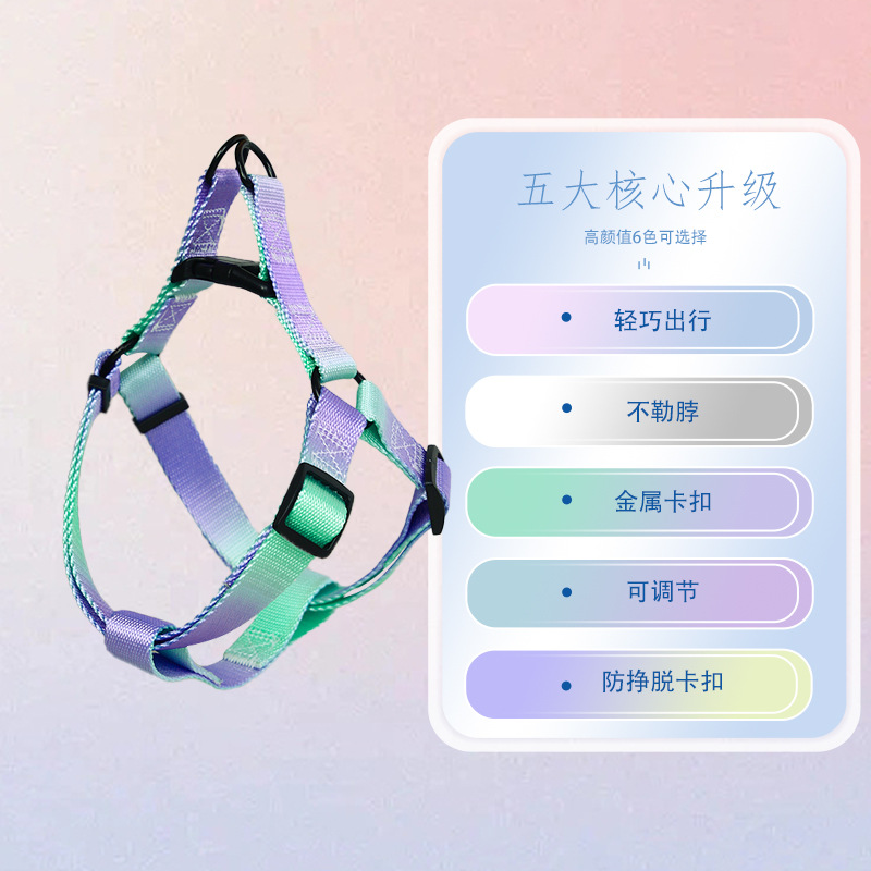 牵引绳/狗胸背/宠物衣服用品/狗狗牵引绳带/宠物牵引绳带产品图