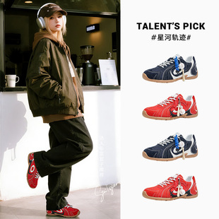 真皮老爹鞋女2025春夏新款厚底增高透气运动鞋复古百搭休闲阿甘鞋详情6