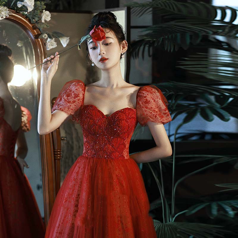 敬酒服新娘礼细节图