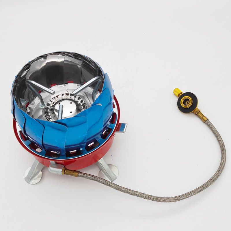 The manufacturer directly provides portable natural gas stove for outdoor picnic cooking tea barbecue grill head lotus stove cross-border wholesale details Picture
