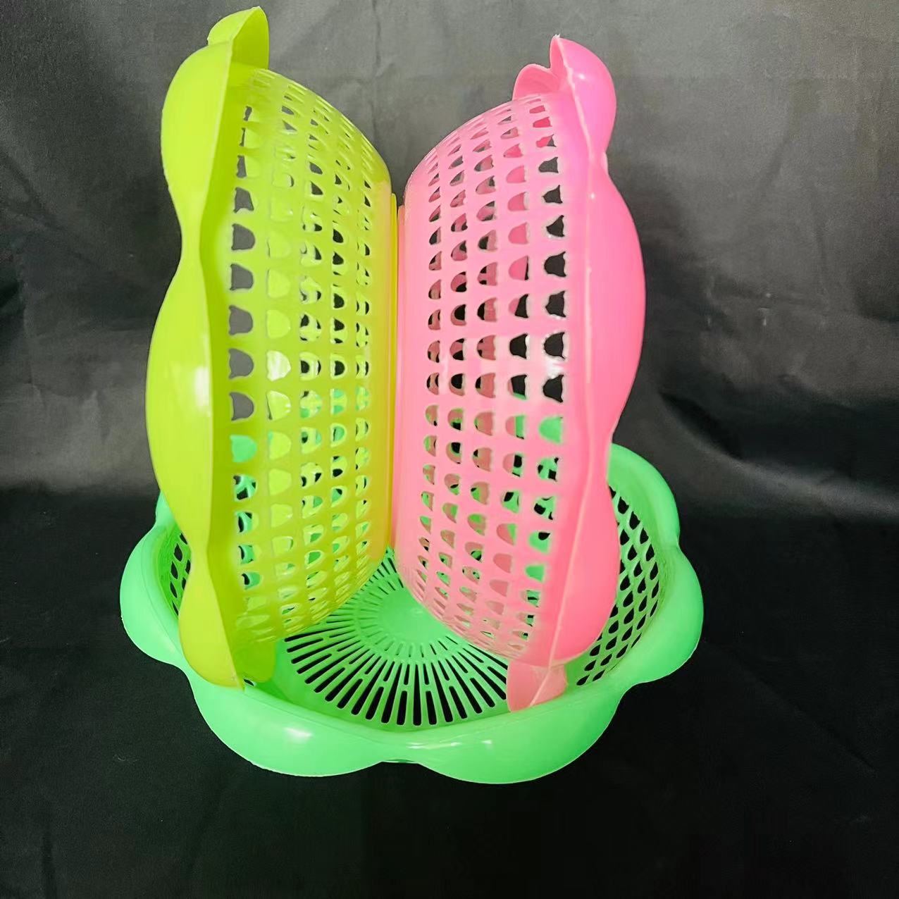 Lace baskets, plastic baskets, baskets, storage baskets, fruit baskets, multi-purpose storage baskets, vegetable washing and draining baskets, rice washing baskets Specification image