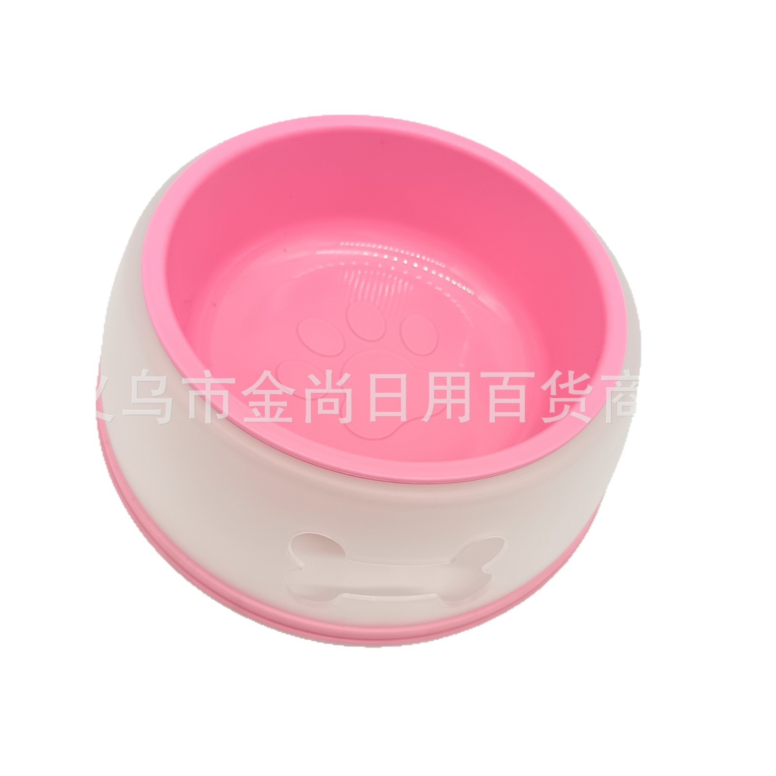 Cat and dog bowls, pet supplies, transparent color, anti-tipping, neck protectors, drinking water, detachable double bowls, cross-border wholesale stock, feeding Item Picture