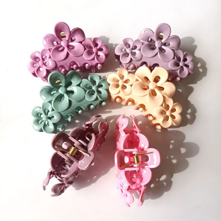 Ice cream hair grab clip clip Fashion popular Korean version of the color grab clip 1 yuan 2 yuan source jewelry wholesale Specification drawing