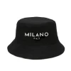 The new MLANO lettered fisherman's hat is simple, versatile and fashionable. It's a basin hat for men and women to go out in spring and summer. It's a double basin hat Item Picture