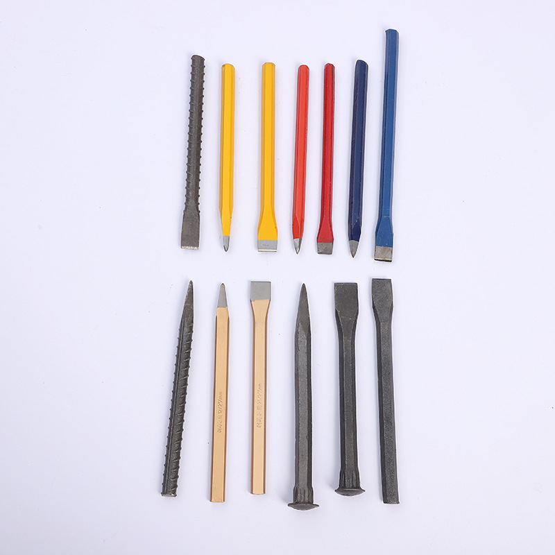 Supply of stone chisels, construction machinery maintenance, large head chisels, forging stone chisels, tools, flat chisels wholesale details Picture