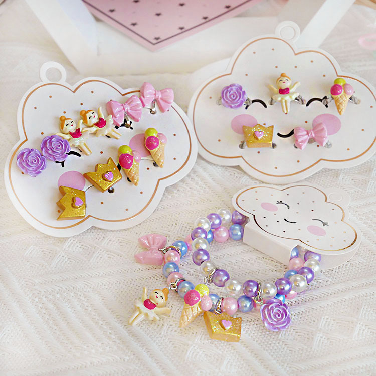 儿童手饰实物图