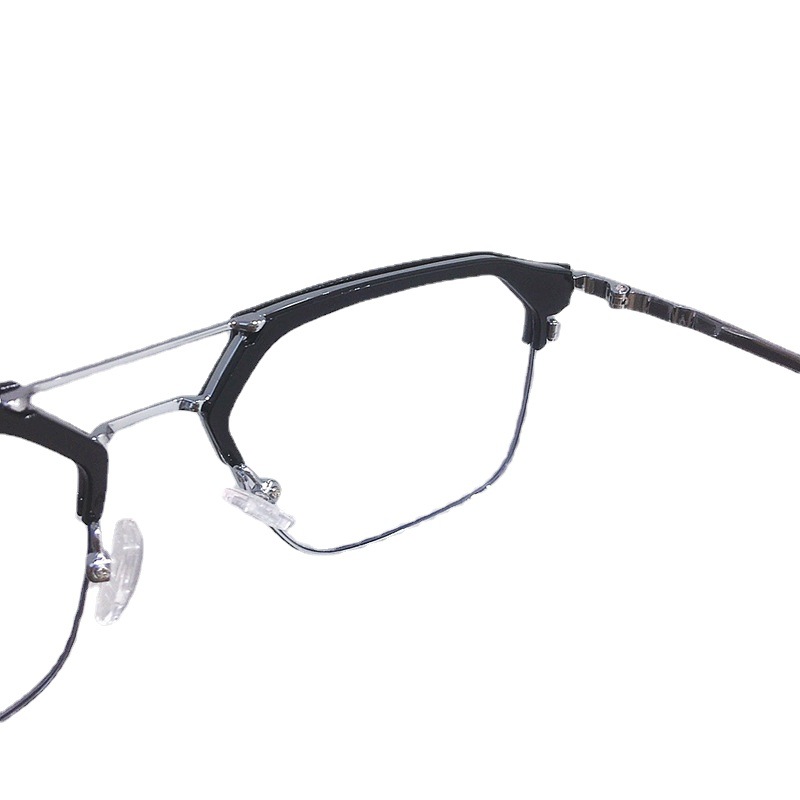防蓝光平光镜68087金属眼镜框韩版个性装饰镜近视眼镜架批发详情图5