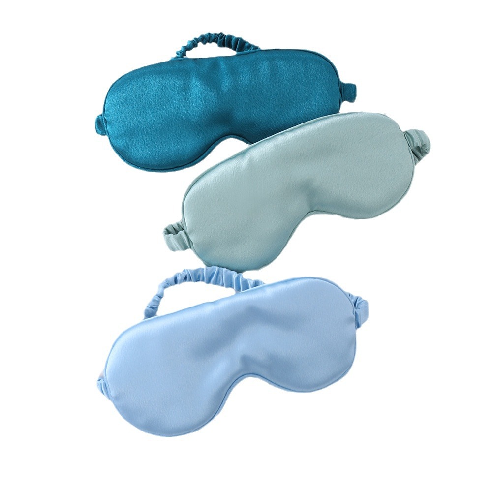 Crystal Satin Imitation Silk Sleep Eye Mask Shade Sleep Outdoor Home Travel Eye Mask Multi-Color Eye Mask In Stock Item Picture