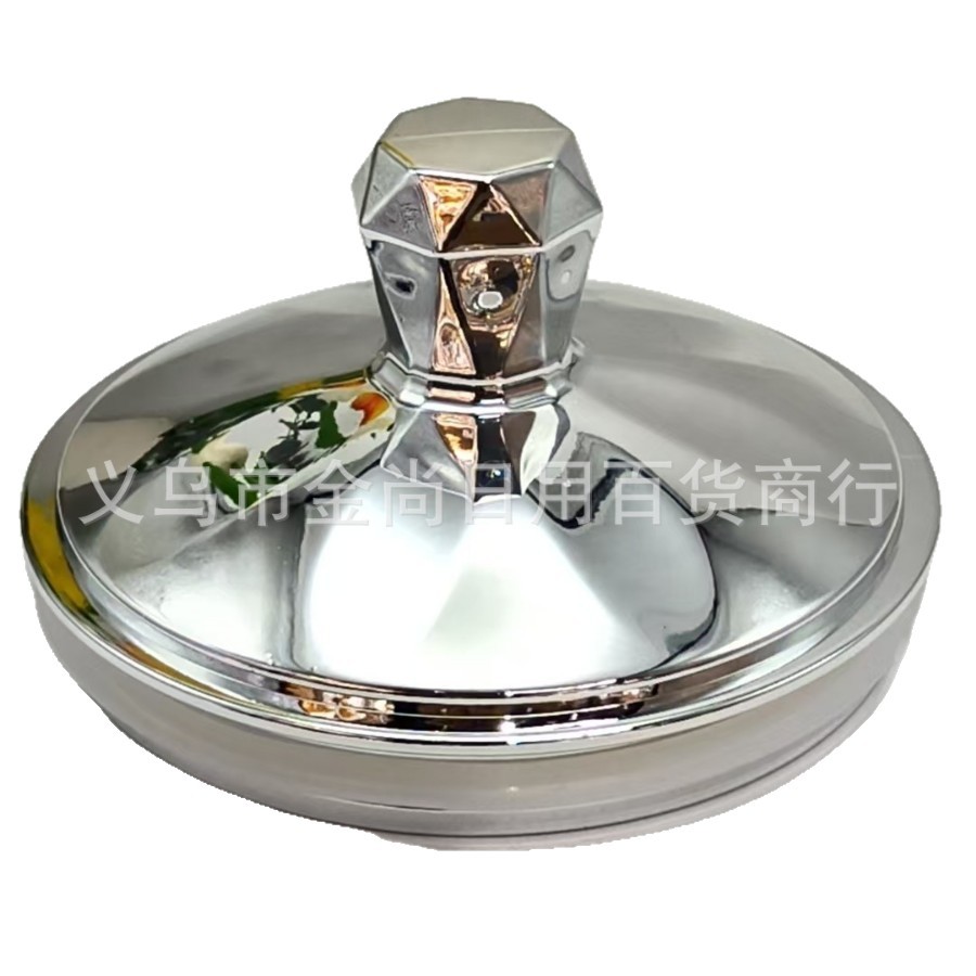 Brick and stone lid, plastic rice beads, round solid color transparent storage jar, nut and candy jar with color box Item Picture