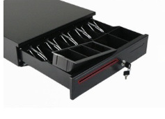 五格三档钱箱白底实物图