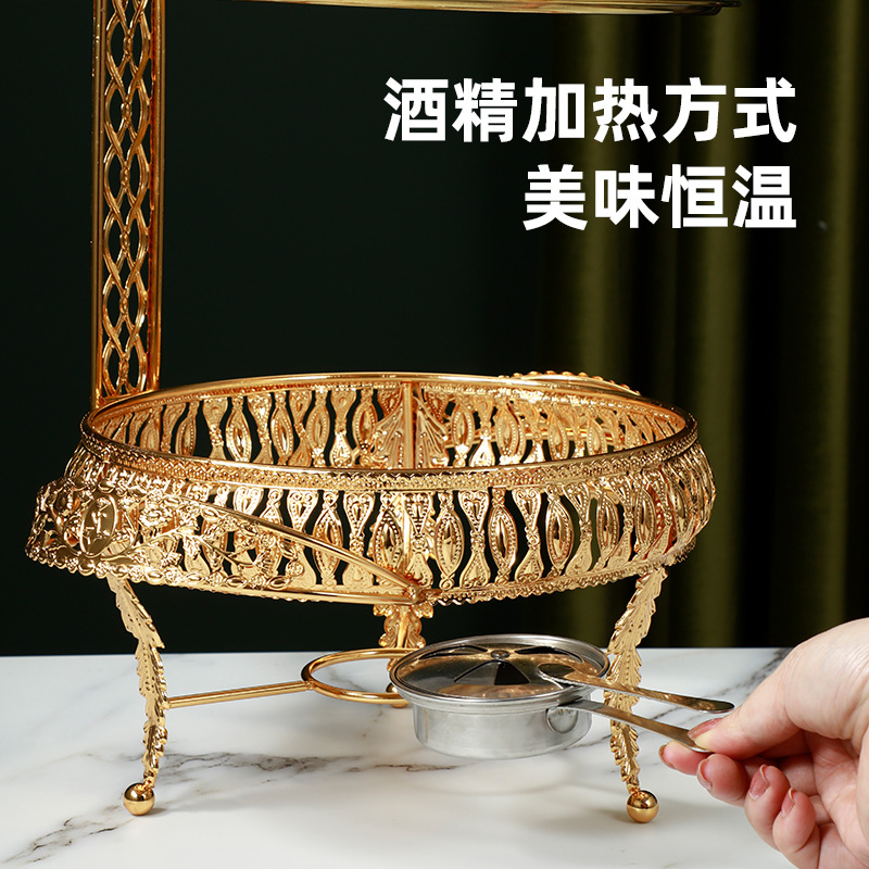 Cross-border source Pyrex glass alcohol stove Buffet Buffi Stove Hotel restaurant food hanging thermal insulation heating stove Application Scenario