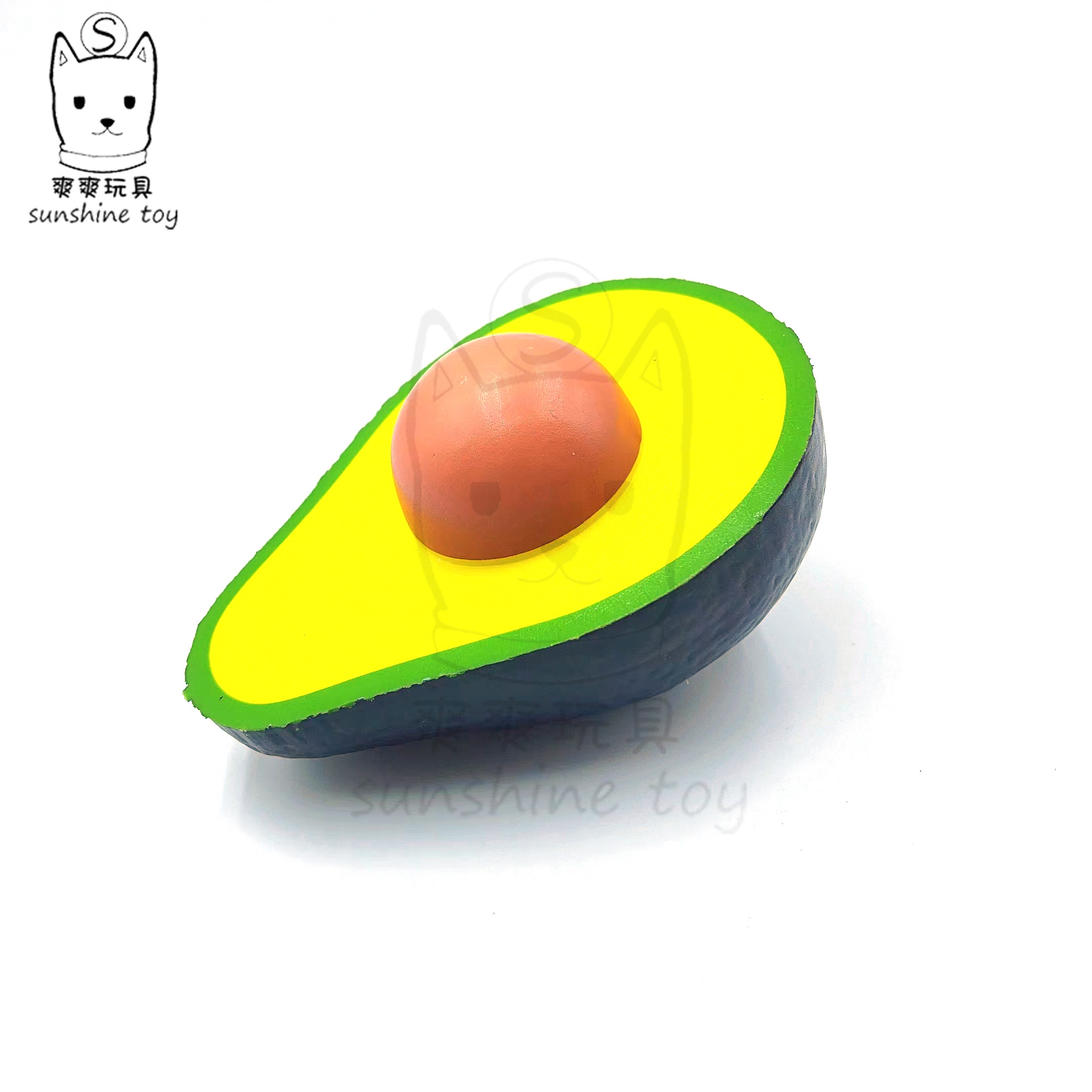 Cross-border best-selling slow-rebound simulated fruit stress-relieving ball, Pinecle PU stress-relieving toy Squishy printing pic 9