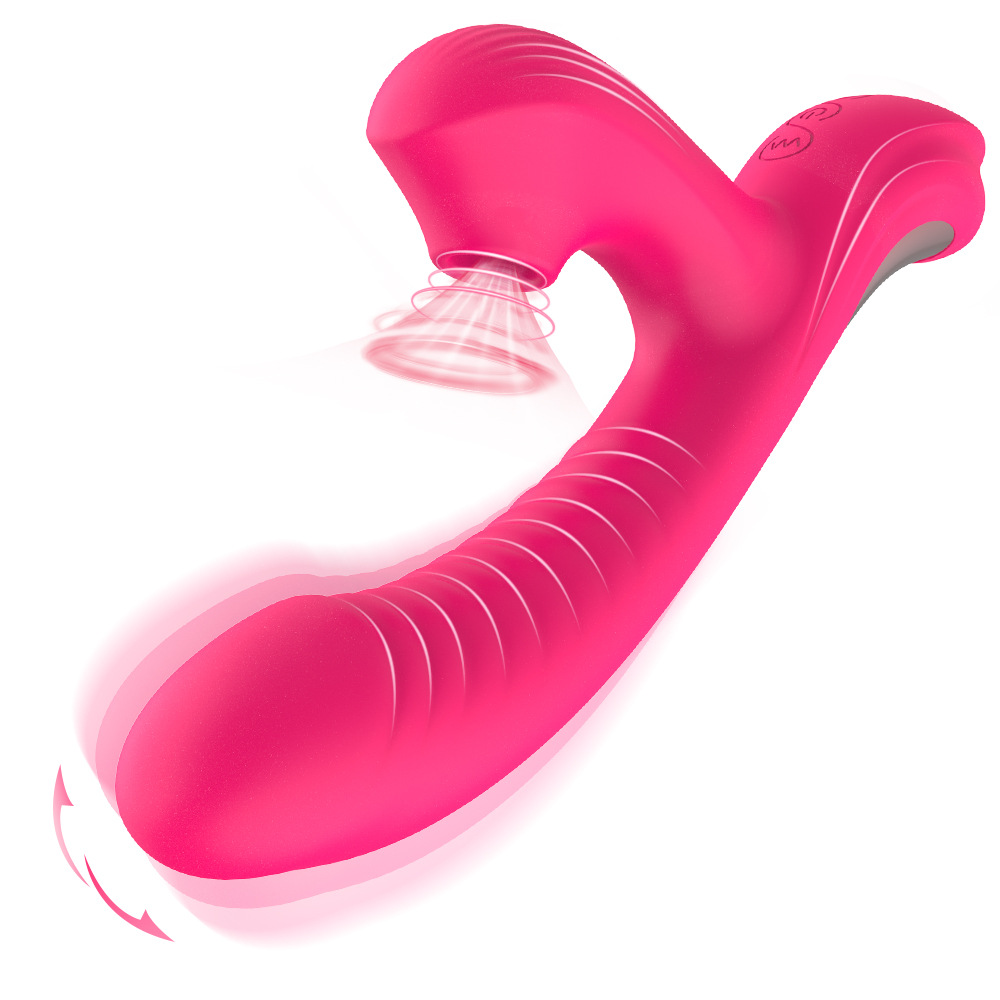 Sucking vibration stick, recharging masturbation stick, female G-spot adult sex toy Specification drawing