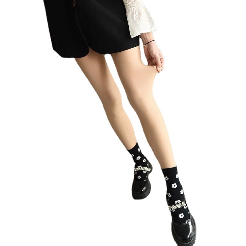 Bare-legged flesh-colored must-have women's autumn and winter leggings, thickened fleece one-piece pants, and warm pantyhose for women wholesale Item Picture