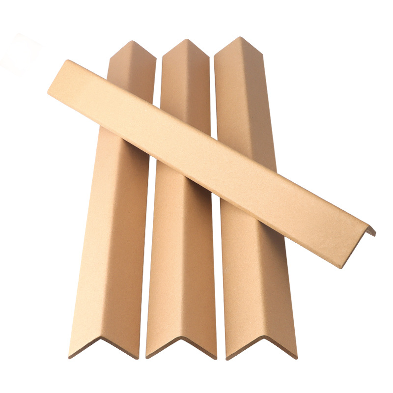 Paper corner protectors, anti-collision L-shaped corner protectors, hard paper corner packaging pallets, corner protectors, factory wholesale, thickened corner protectors for cartons Item Picture
