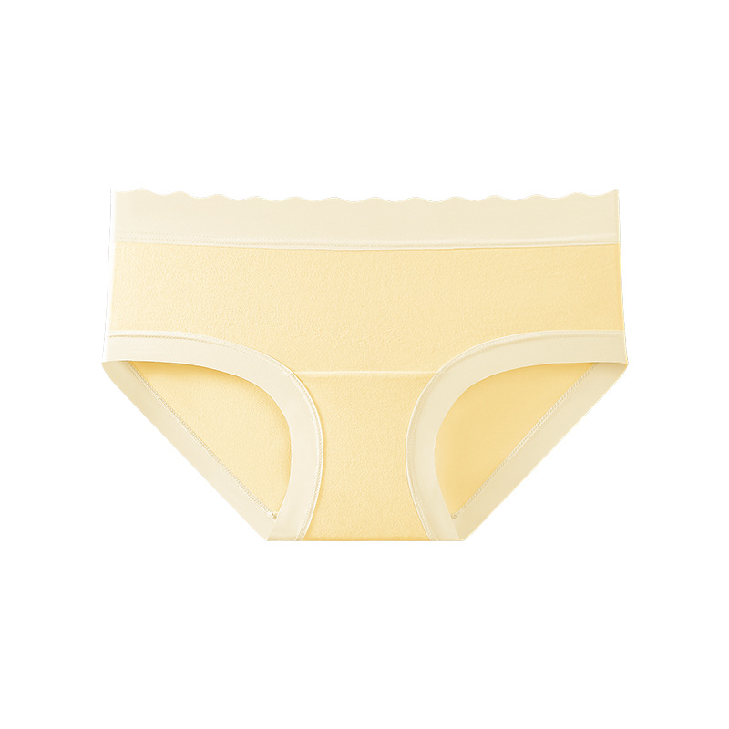 云感棉少女内裤中腰亲肤透气10A抑菌棉裆弹力包臀纯色全棉女内裤详情20