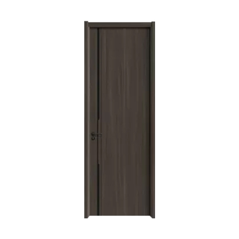 Factory Wholesale Simple Flat Door Set Fashion Carbon Crystal Door Multi-Layer Solid Wood Moisture-Proof Sound Insulation Composite Solid Wood Door Item Picture