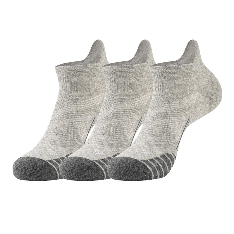 Adult elite basketball socks, professional marathon sports socks, men's and women's thickened mountain climbing and running towel bottom short socks Item Picture