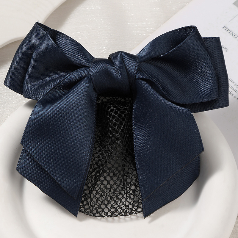 Hairpin, female net, nurse, hair net, bank, job, occupation, hairpin, flight attendant, bow, headpiece, hair accessory, new hair pic 4