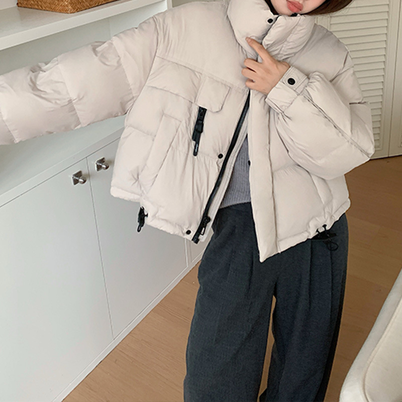 羽绒服女冬季短款鸭绒新款韩版女装高级感2025平湖羽绒外套女详情4