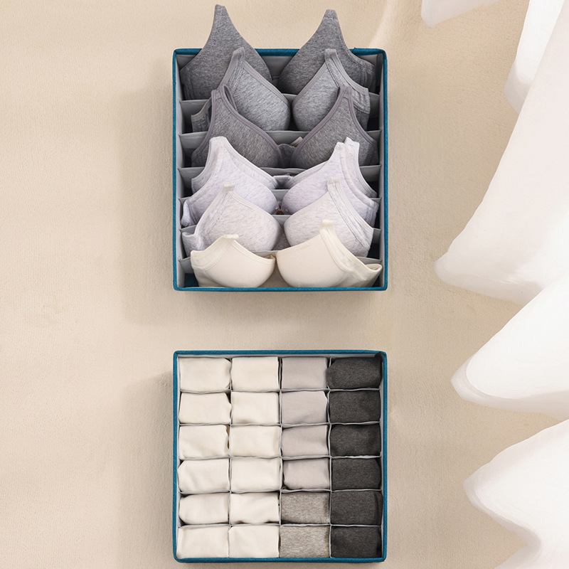 Fabric Underwear Storage Box Drawer Bra Underwear Organizer Box Wash Folding Underwear Socks Compartments Organizer Bag Application Scenario
