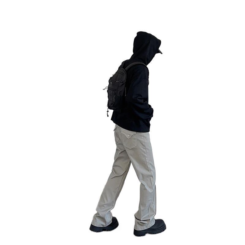 Customized American high street cleanfit dirty grey silhouette for casual wear Item Picture