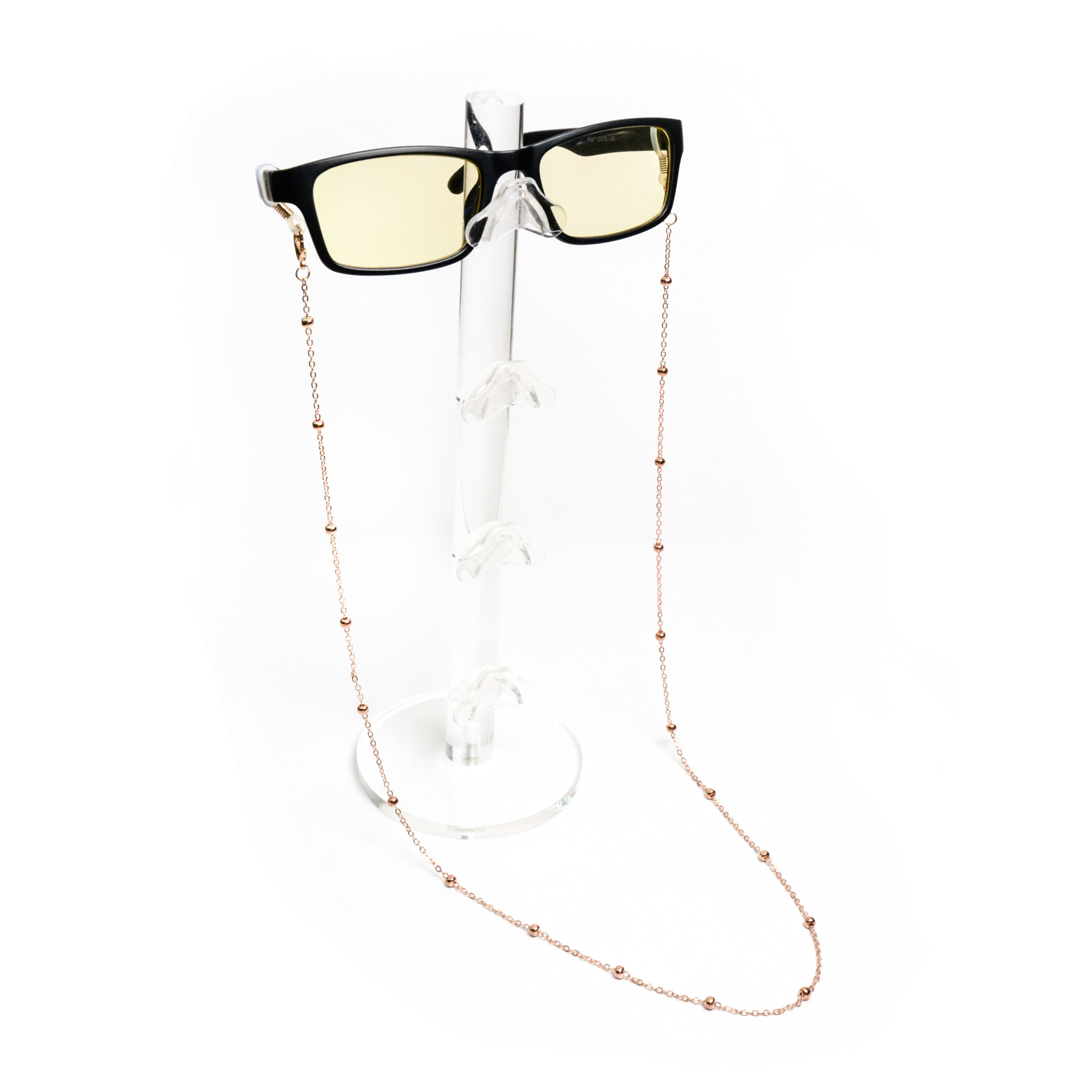 Metal eyeglass chains, mask chains, fashionable sunglasses, anti-loss eyeglass ropes (for both masks and glasses) details Picture
