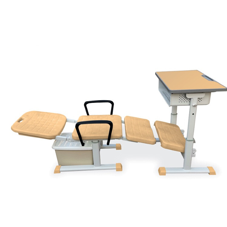Hand-Lift Lunch Desks And Chairs For Primary And Secondary School Students Foldable Nap Chairs For Lying Children Study Tables And Chairs details Picture