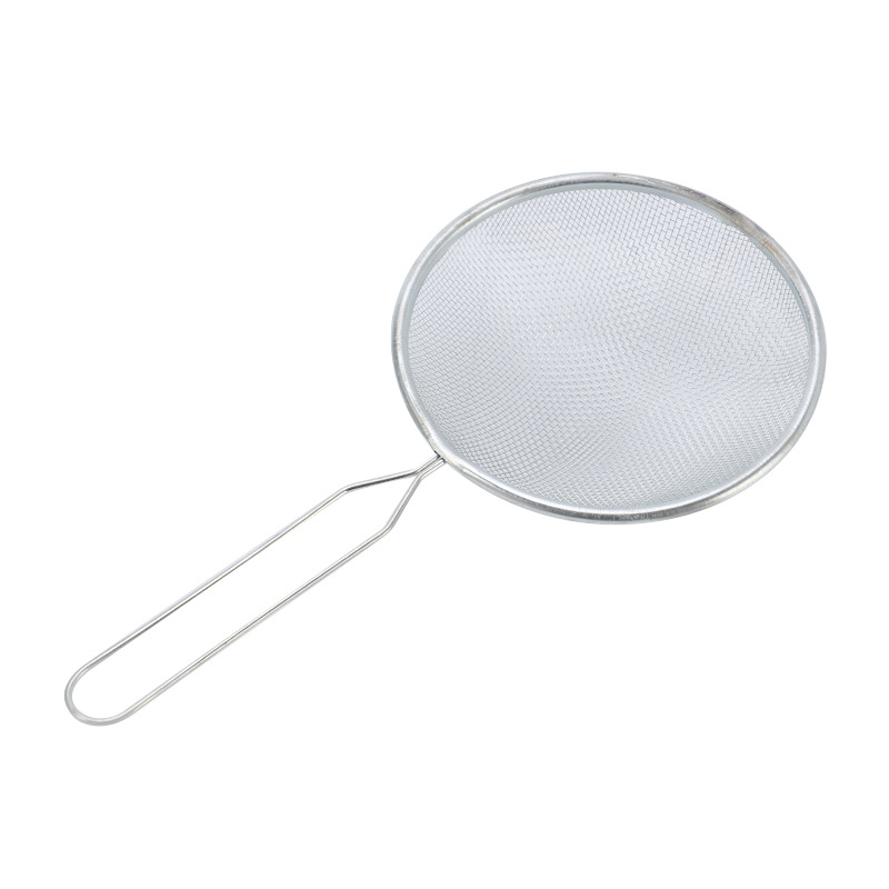 Household 304 Stainless Steel Oil Grid Soy Milk Juice Milk Filter Net Spoon Flour Net Sieve Kitchen Tools Wholesale Item Picture
