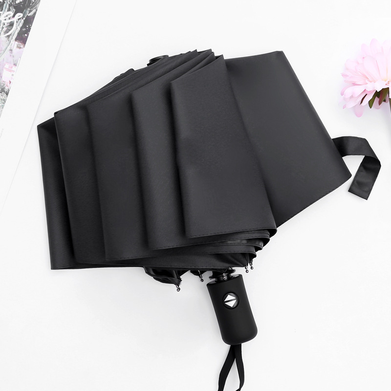 306 Fully automatic folding umbrella, women's all-weather umbrella, men's ins sun protection umbrella, UV protection wholesale Item Picture