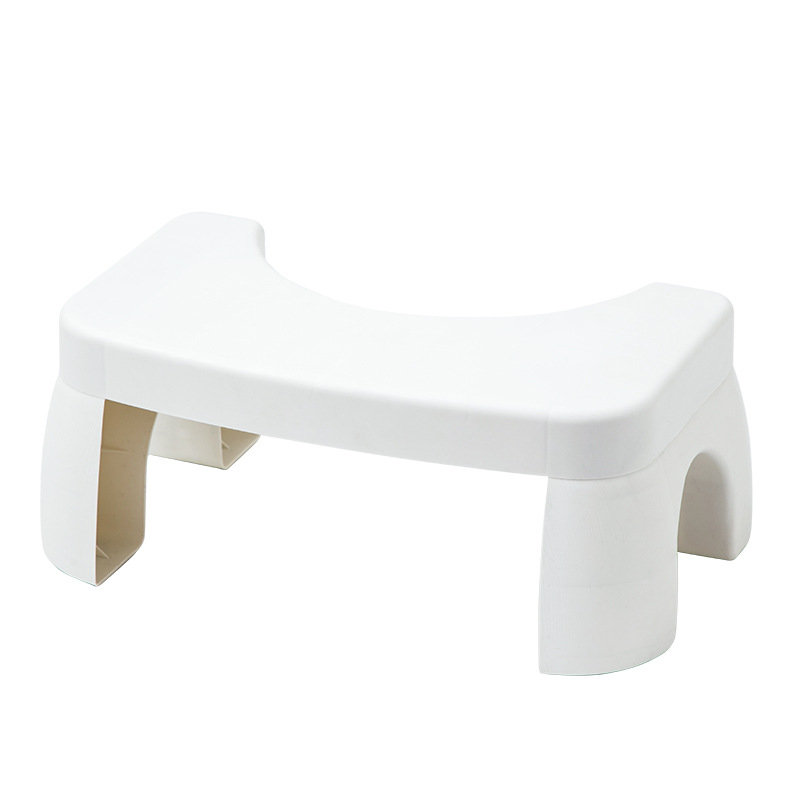 加厚马桶凳塑料防滑成人踏脚凳儿童垫脚凳厕所坐便凳01227-516白底实物图