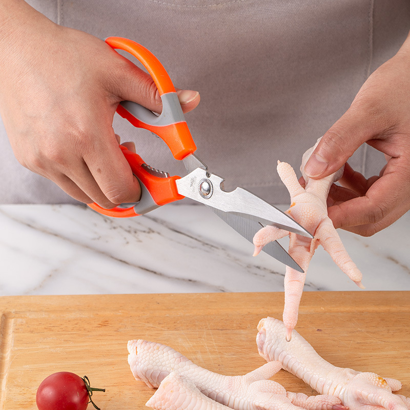Multifunctional stainless steel household kitchen scissors