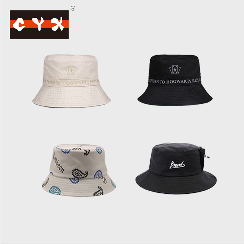 Fisherman Hats Wholesale Embroidered Printed Quick-Drying Bucket Hats Ins Women Mlb Double-Faced Men Cowboy Fishing Mountaineering Basin Hats Application Scenario