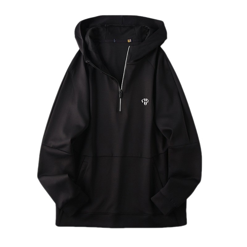 New autumn release for men: Loose, casual, sporty hooded sweatshirt, men's versatile stretch top 1D010 Item Picture