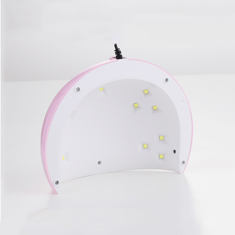 智能感应美甲/粉色美甲机光/45W烤胶指白底实物图