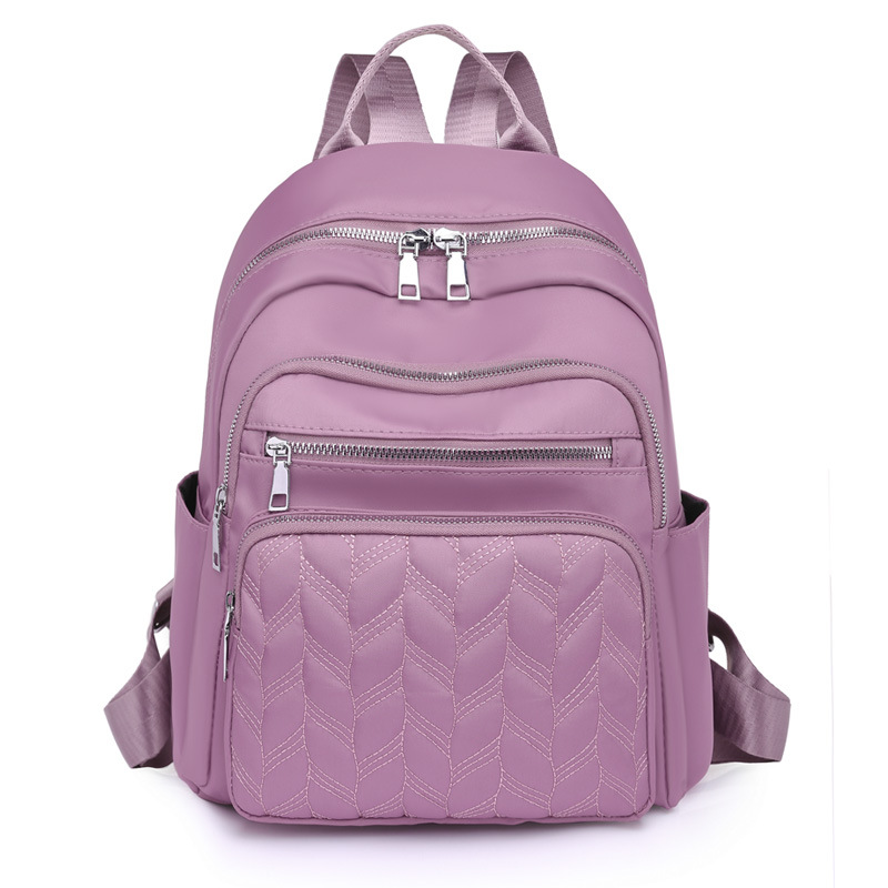 New Oxford cloth large-capacity backpack, fresh and simple, female student backpack, water-resistant multi-compartment schoolbag wholesale