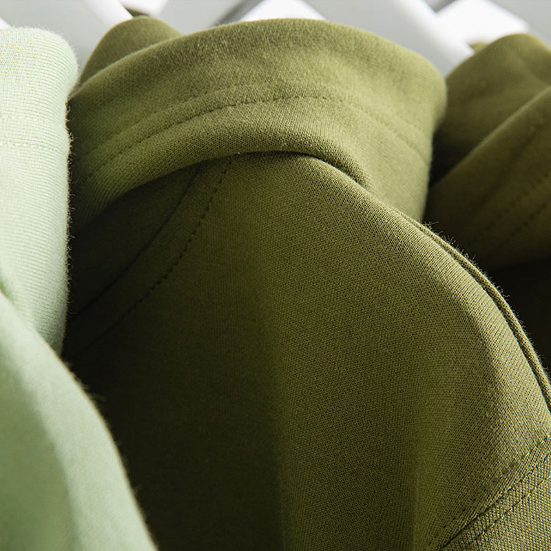 纯色连帽卫衣/连帽卫衣/卫衣定制/宽松落肩卫衣/卫衣定制/工作服定制细节图