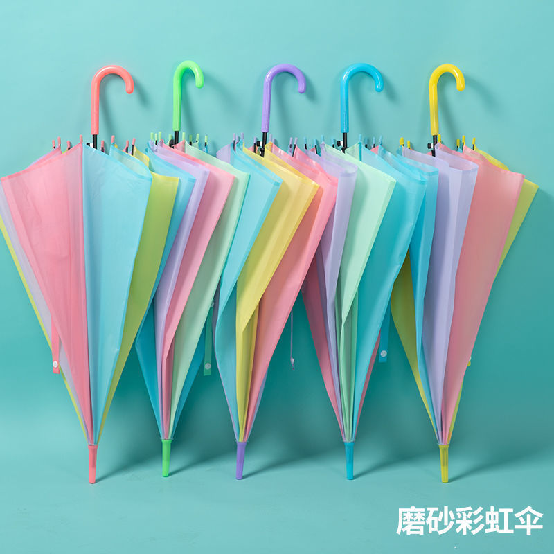 透明雨伞大量批发一次性塑料雨伞自动批发透明伞长柄高颜值晴雨伞详情图3